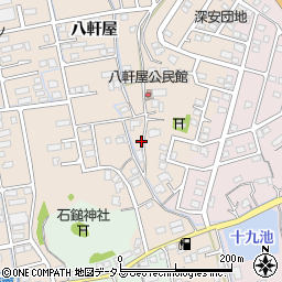 広島県福山市加茂町八軒屋132周辺の地図