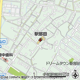 松阪市立　駅部田保育園周辺の地図