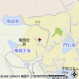 岡山県浅口市金光町下竹38周辺の地図