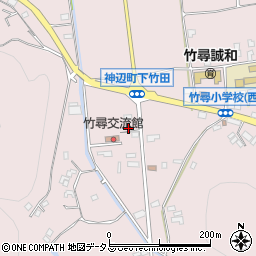 広島県福山市神辺町下竹田7-6周辺の地図