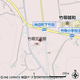 広島県福山市神辺町下竹田7周辺の地図