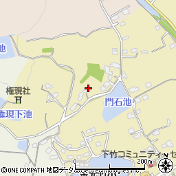 岡山県浅口市金光町下竹83周辺の地図