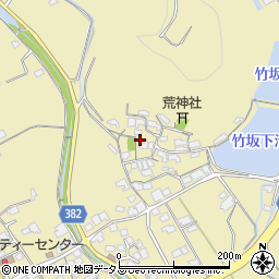 岡山県浅口市金光町下竹1422-2周辺の地図