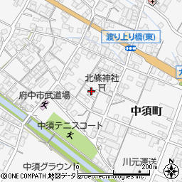 広島県府中市中須町811周辺の地図