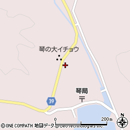 長崎県対馬市上対馬町琴736周辺の地図