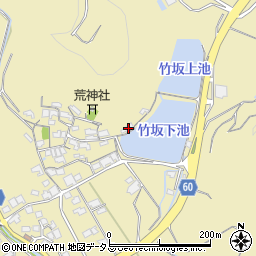 岡山県浅口市金光町下竹1623周辺の地図