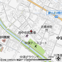広島県府中市中須町830周辺の地図