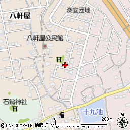 広島県福山市加茂町八軒屋357周辺の地図