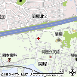 奈良県香芝市関屋467-2周辺の地図