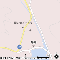 長崎県対馬市上対馬町琴754周辺の地図