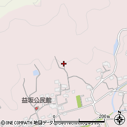 岡山県浅口市鴨方町益坂2073周辺の地図
