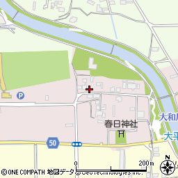 奈良県磯城郡田原本町平田107-1周辺の地図