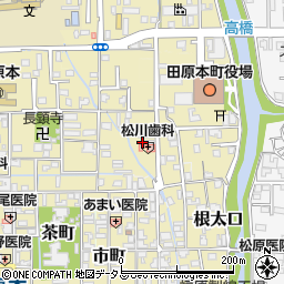 奈良県磯城郡田原本町715周辺の地図