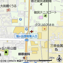 ＨｏｎｄａＣａｒｓ奈良中央香芝店周辺の地図