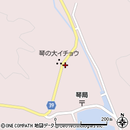 長崎県対馬市上対馬町琴737周辺の地図