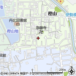 大阪府羽曳野市樫山187周辺の地図