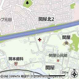 奈良県香芝市関屋463-1周辺の地図