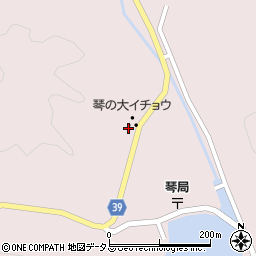 長崎県対馬市上対馬町琴673周辺の地図