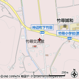 広島県福山市神辺町下竹田6-3周辺の地図