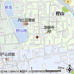 大阪府羽曳野市樫山202周辺の地図