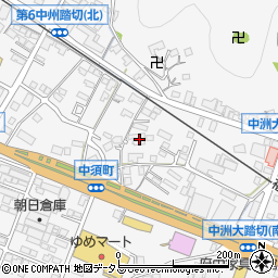 広島県府中市中須町158周辺の地図