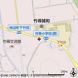 広島県福山市神辺町下竹田69周辺の地図