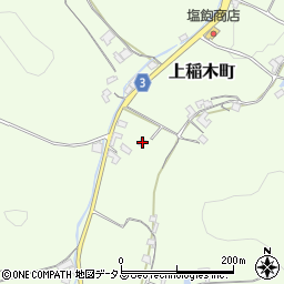 岡山県井原市上稲木町972周辺の地図