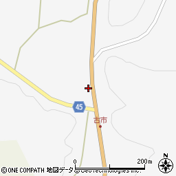 広島県三原市大和町萩原636周辺の地図