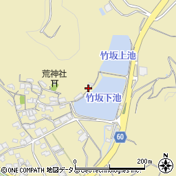 岡山県浅口市金光町下竹1621周辺の地図