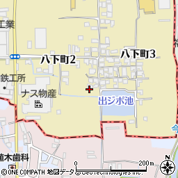 大阪府堺市東区八下町2丁103周辺の地図