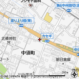 広島県府中市中須町742周辺の地図