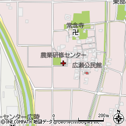 農業研修センター周辺の地図