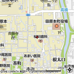 奈良県磯城郡田原本町718周辺の地図