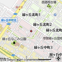 タイムズ堺緑ヶ丘中町駐車場周辺の地図
