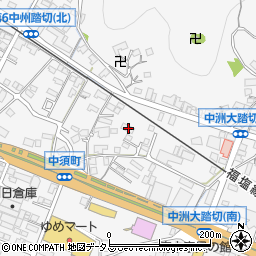 広島県府中市中須町156周辺の地図