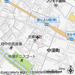 広島県府中市中須町816周辺の地図