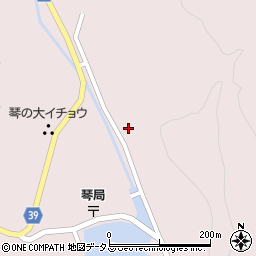 長崎県対馬市上対馬町琴91周辺の地図