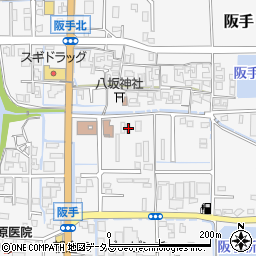 奈良県磯城郡田原本町阪手353周辺の地図