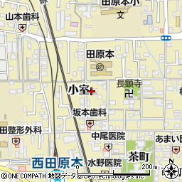 奈良県磯城郡田原本町318周辺の地図