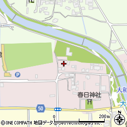 奈良県磯城郡田原本町平田108-1周辺の地図