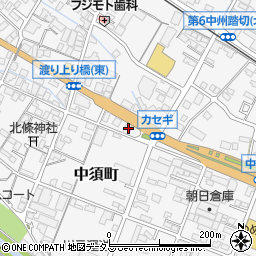 広島県府中市中須町741周辺の地図