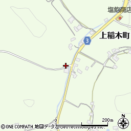 岡山県井原市上稲木町966周辺の地図