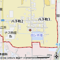 大阪府堺市東区八下町2丁102周辺の地図