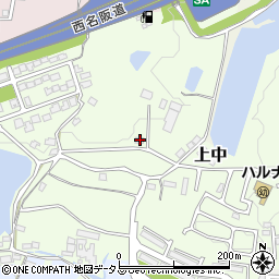 奈良県香芝市上中1260-52周辺の地図