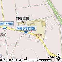 広島県福山市神辺町下竹田79周辺の地図