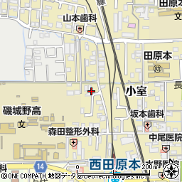 奈良県磯城郡田原本町283周辺の地図