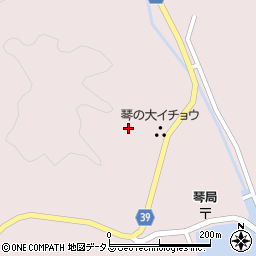 長崎県対馬市上対馬町琴周辺の地図
