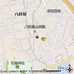広島県福山市加茂町八軒屋166周辺の地図