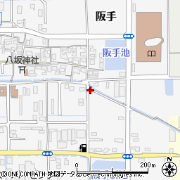 奈良県磯城郡田原本町阪手368-1周辺の地図
