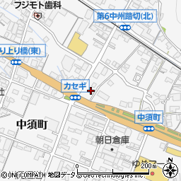 広島県府中市中須町396周辺の地図
